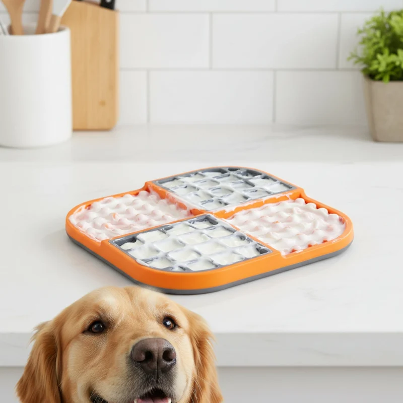 LickiMat Slomo Schleckmatte - Anti-Stress & Beschäftigung für Hunde