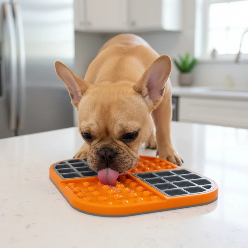 LickiMat Slomo Schleckmatte - Anti-Stress & Beschäftigung für Hunde
