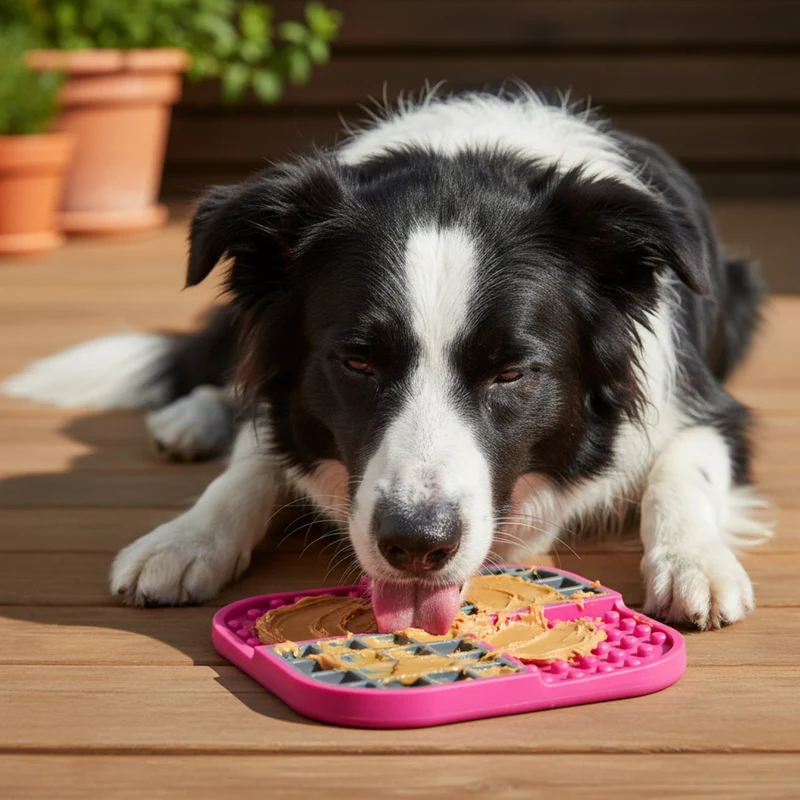 LickiMat Slomo Schleckmatte - Anti-Stress & Beschäftigung für Hunde