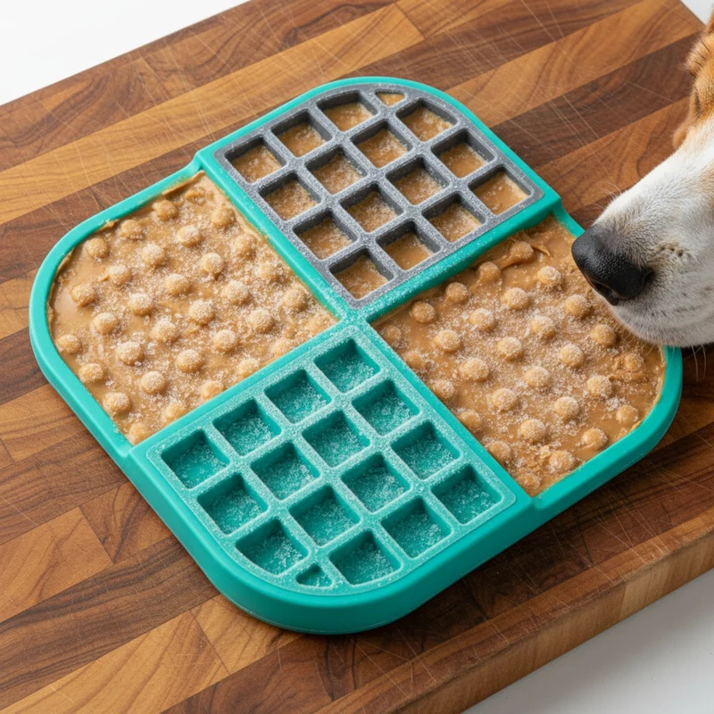 LickiMat Slomo Schleckmatte - Anti-Stress & Beschäftigung für Hunde