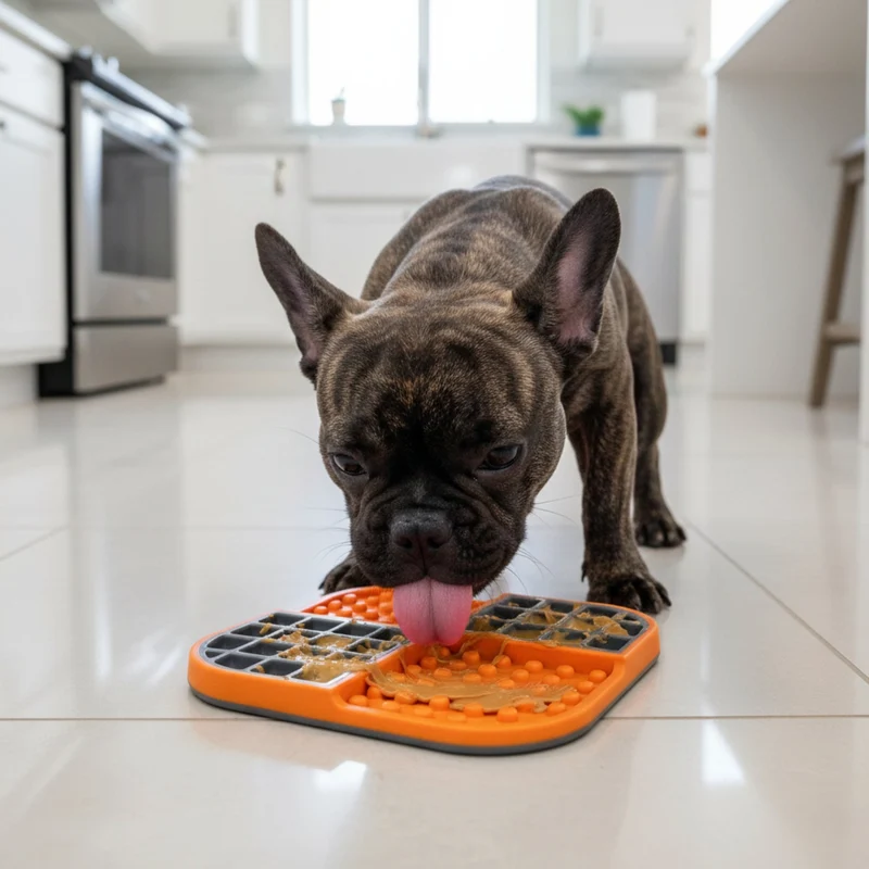 LickiMat Slomo Schleckmatte - Anti-Stress & Beschäftigung für Hunde