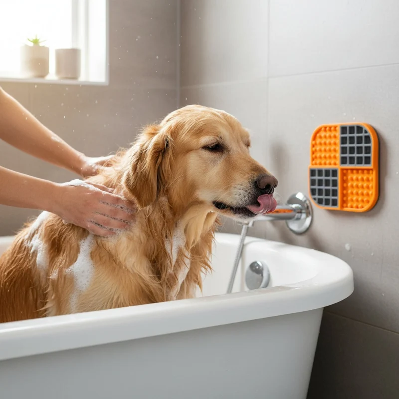 LickiMat Slomo Schleckmatte - Anti-Stress & Beschäftigung für Hunde