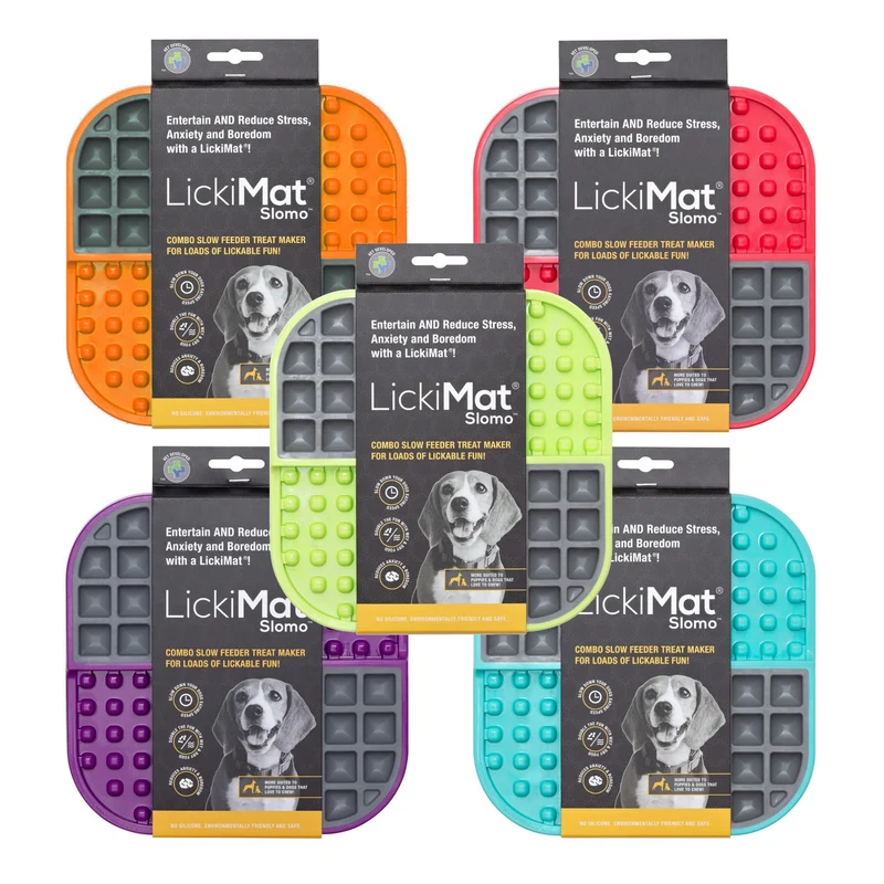 LickiMat Slomo Schleckmatte - Anti-Stress & Beschäftigung für Hunde