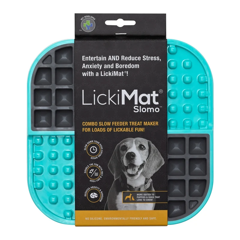 LickiMat Slomo Schleckmatte - Anti-Stress & Beschäftigung für Hunde