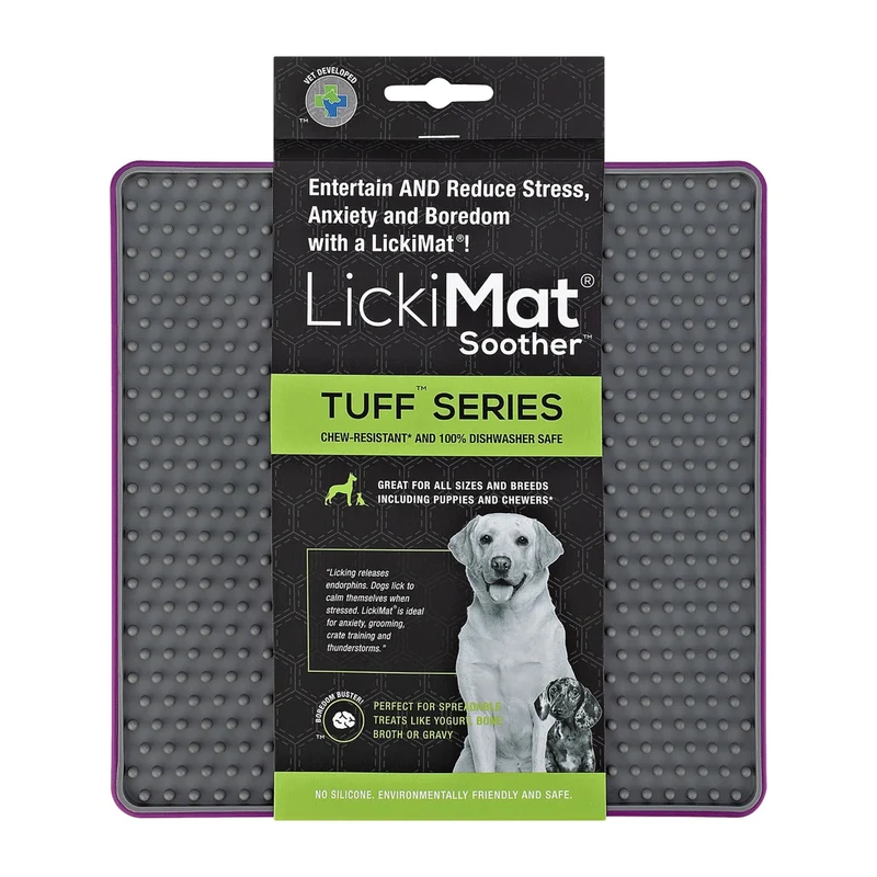 LickiMat Soother Tuff Schleckmatte – Beruhigung & Stressabbau für ängstliche Hunde