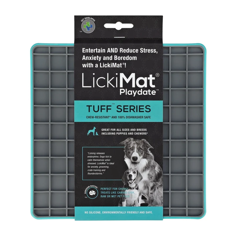 LickiMat Playdate Tuff – Robuste Schleckmatte für Hunde gegen Langeweile & Stress