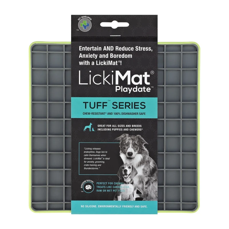 LickiMat Playdate Tuff – Robuste Schleckmatte für Hunde gegen Langeweile & Stress
