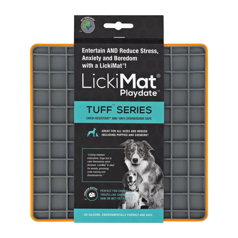 LickiMat Playdate Tuff – Robuste Schleckmatte für Hunde gegen Langeweile & Stress