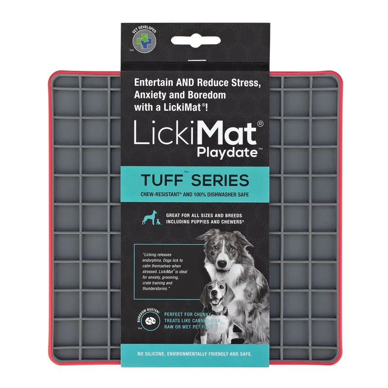 LickiMat Playdate Tuff – Robuste Schleckmatte für Hunde gegen Langeweile & Stress