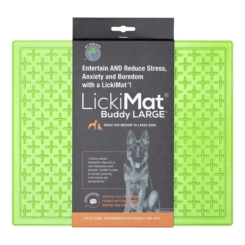 LickiMat Classic Buddy Large – Premium Schleckmatte für entspannte & glückliche Hunde