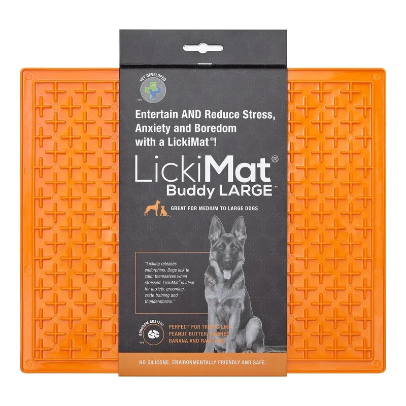 LickiMat Classic Buddy Large – Premium Schleckmatte für entspannte & glückliche Hunde