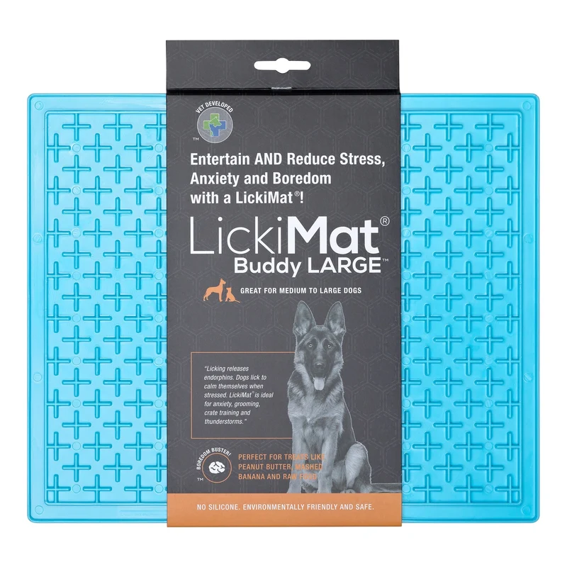 LickiMat Classic Buddy Large – Premium Schleckmatte für entspannte & glückliche Hunde