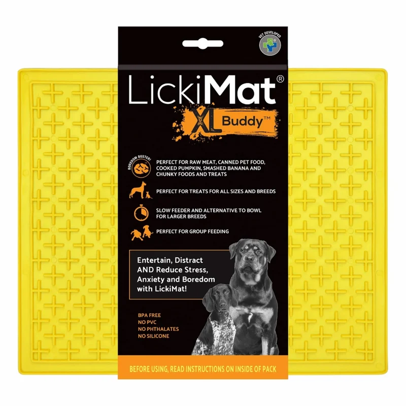 LickiMat Classic Buddy Large – Premium Schleckmatte für entspannte & glückliche Hunde