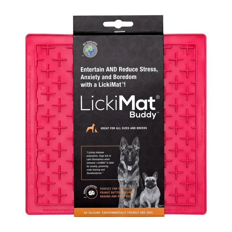 LickiMat Classic Buddy Schleckmatte für Hunde - Anti-Stress & Beschäftigung