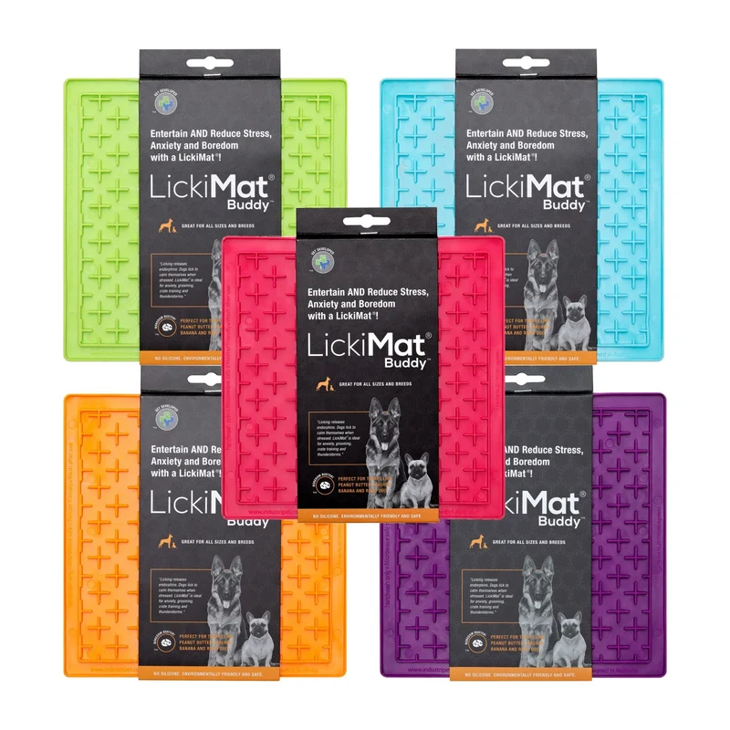 LickiMat Classic Buddy Schleckmatte für Hunde - Anti-Stress & Beschäftigung