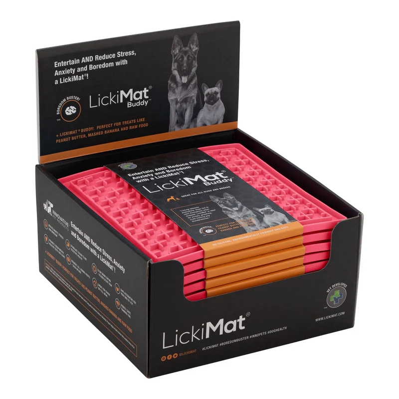 LickiMat Classic Buddy Schleckmatte für Hunde - Anti-Stress & Beschäftigung