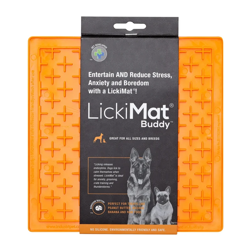 LickiMat Classic Buddy Schleckmatte für Hunde - Anti-Stress & Beschäftigung