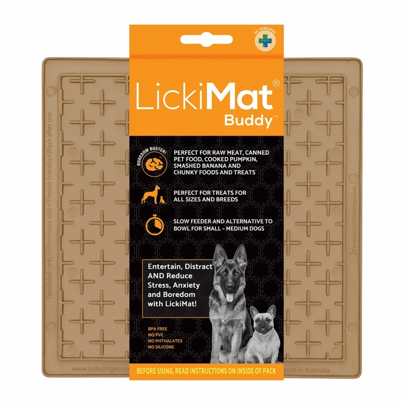 LickiMat Classic Buddy Schleckmatte für Hunde - Anti-Stress & Beschäftigung