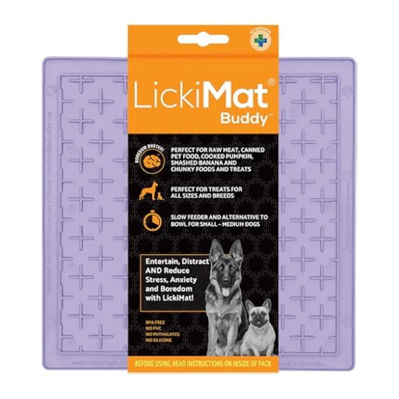 LickiMat Classic Buddy Schleckmatte für Hunde - Anti-Stress & Beschäftigung