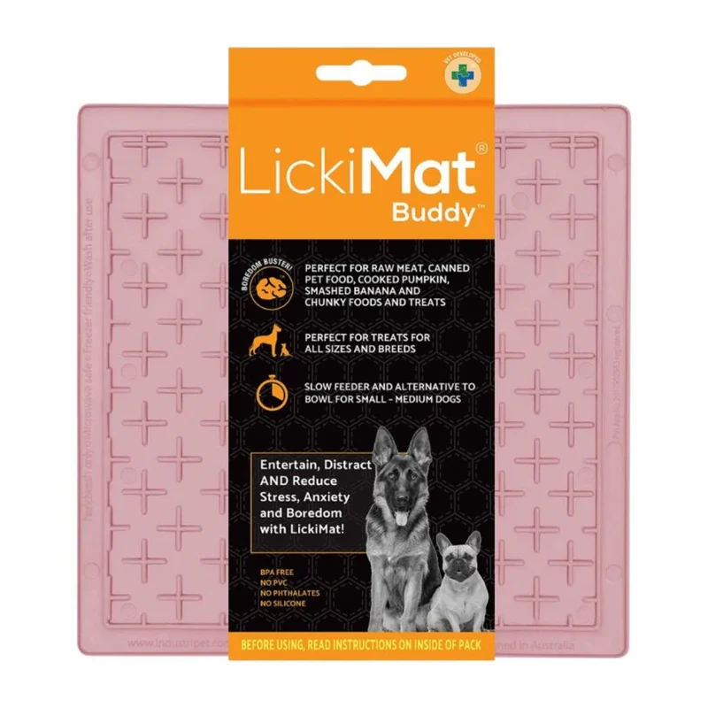 LickiMat Classic Buddy Schleckmatte für Hunde - Anti-Stress & Beschäftigung