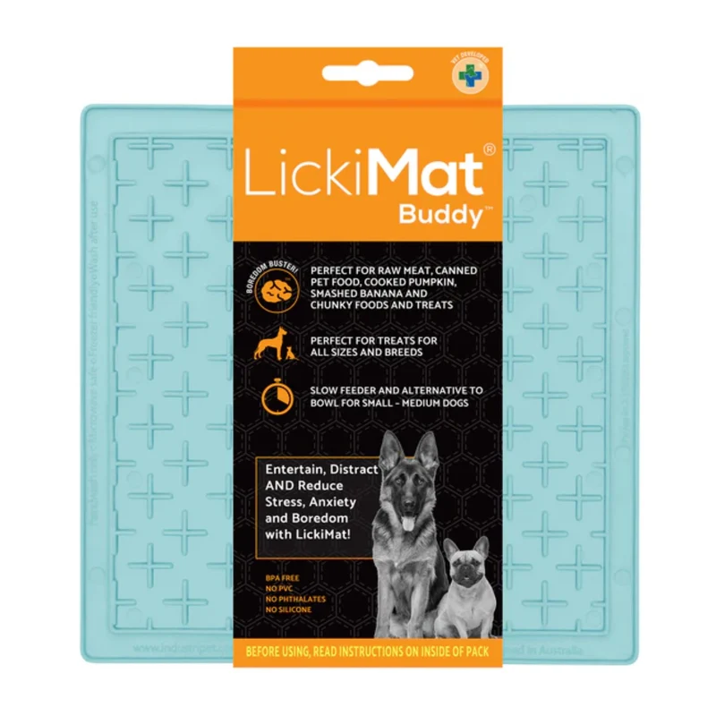 LickiMat Classic Buddy Schleckmatte für Hunde - Anti-Stress & Beschäftigung