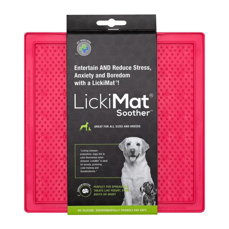 LickiMat Classic Soother – Beruhigende Schleckmatte für entspannte Hunde bei Stress & Langeweile