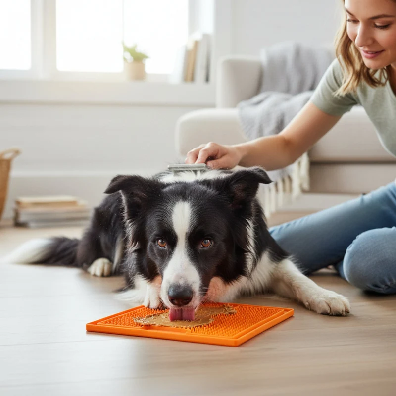 LickiMat Classic Soother – Beruhigende Schleckmatte für entspannte Hunde bei Stress & Langeweile