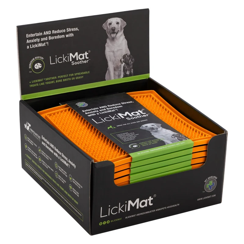 LickiMat Classic Soother – Beruhigende Schleckmatte für entspannte Hunde bei Stress & Langeweile