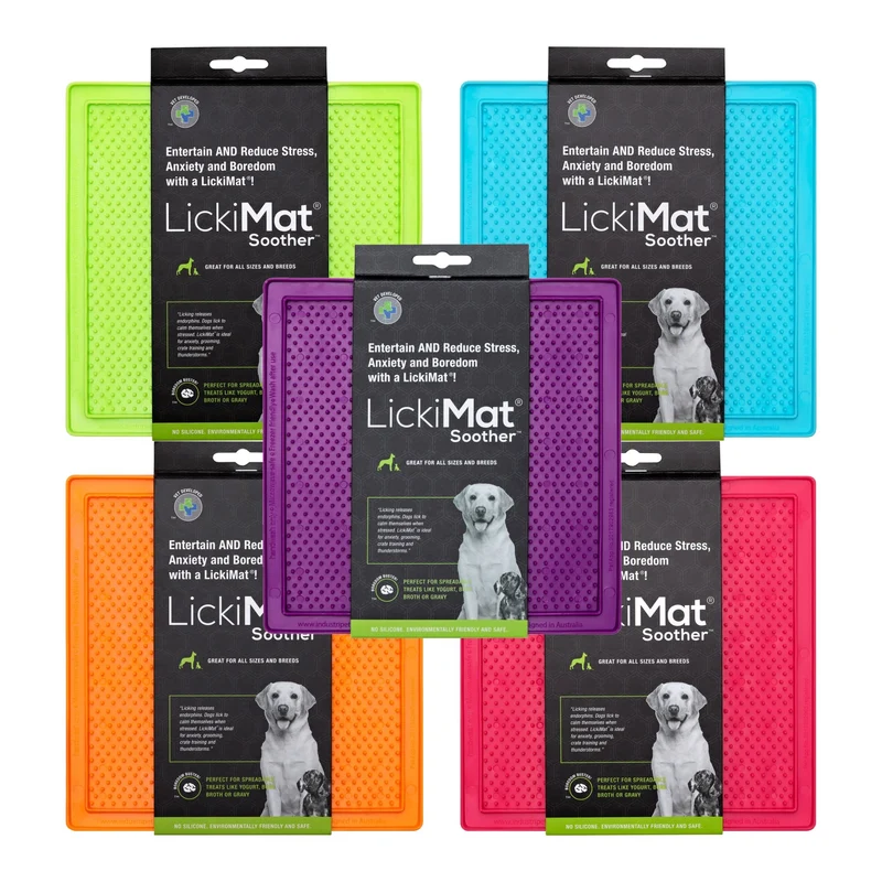 LickiMat Classic Soother – Beruhigende Schleckmatte für entspannte Hunde bei Stress & Langeweile