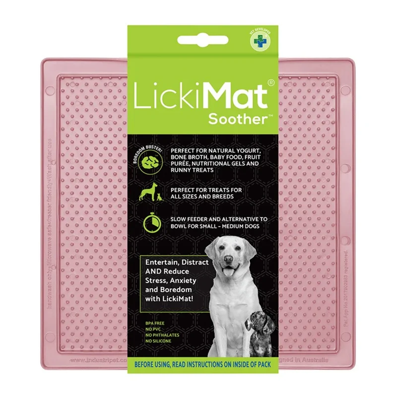 LickiMat Classic Soother – Beruhigende Schleckmatte für entspannte Hunde bei Stress & Langeweile