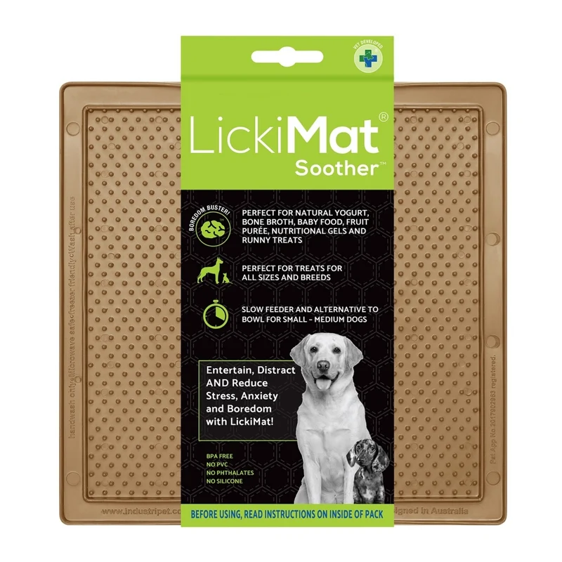 LickiMat Classic Soother – Beruhigende Schleckmatte für entspannte Hunde bei Stress & Langeweile