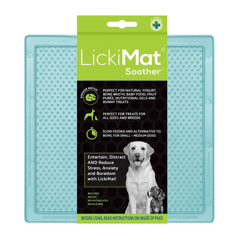 LickiMat Classic Soother – Beruhigende Schleckmatte für entspannte Hunde bei Stress & Langeweile