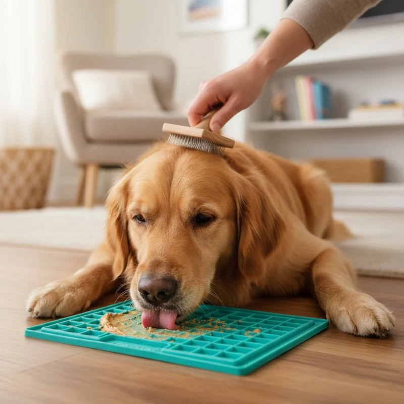 LickiMat Classic Playdate Schleckmatte – Anti-Stress & Beruhigung für ängstliche Hunde