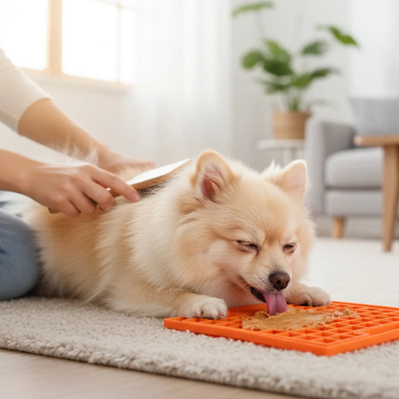 LickiMat Classic Playdate Schleckmatte – Anti-Stress & Beruhigung für ängstliche Hunde