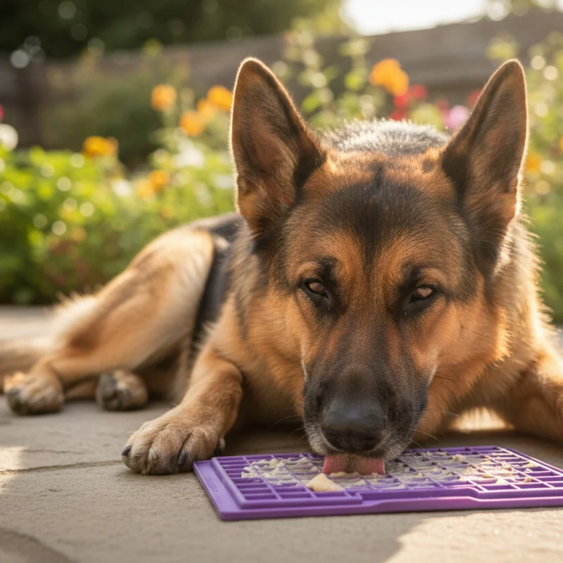 LickiMat Classic Playdate Schleckmatte – Anti-Stress & Beruhigung für ängstliche Hunde