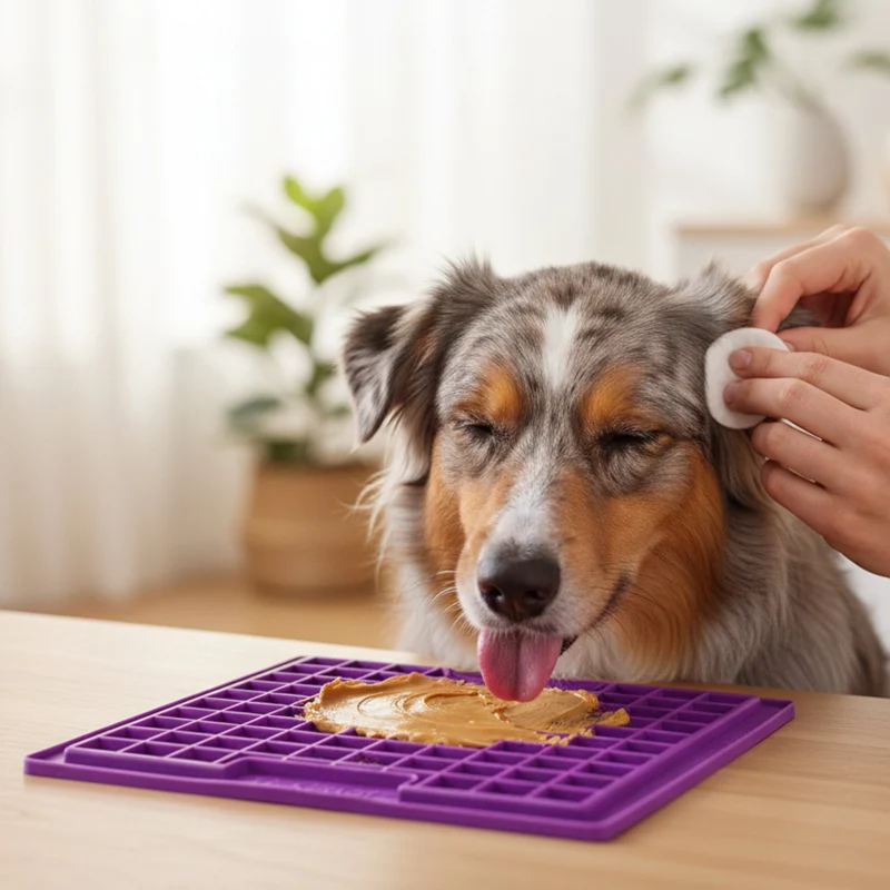 LickiMat Classic Playdate Schleckmatte – Anti-Stress & Beruhigung für ängstliche Hunde