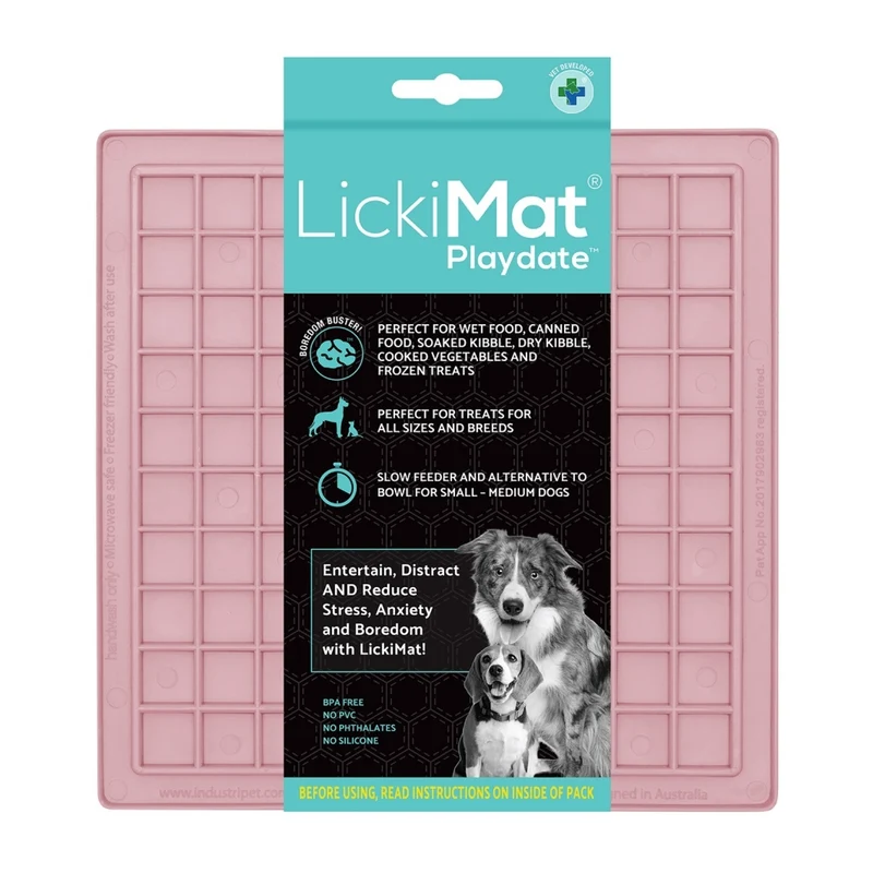 LickiMat Classic Playdate Schleckmatte – Anti-Stress & Beruhigung für ängstliche Hunde
