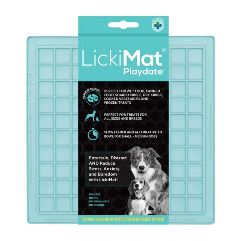 LickiMat Classic Playdate Schleckmatte – Anti-Stress & Beruhigung für ängstliche Hunde