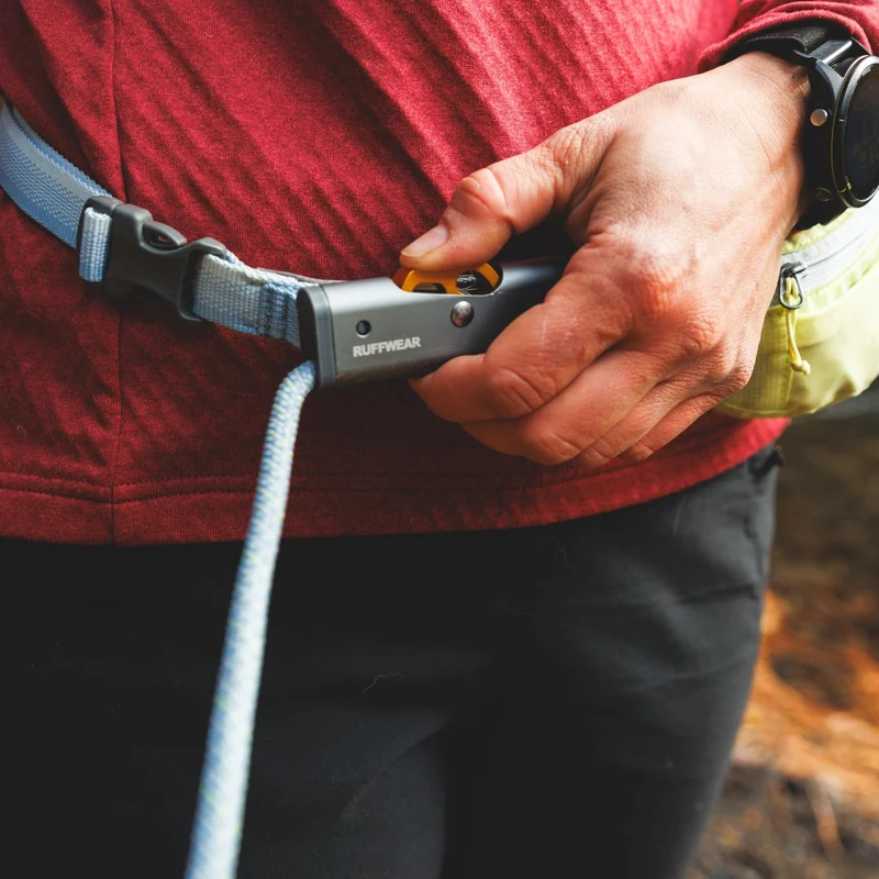 Ruffwear Hitch Hiker Leash – Premium Hüftleine mit verstellbarer Seilleine für freihändiges Wandern mit aktiven Hunden
