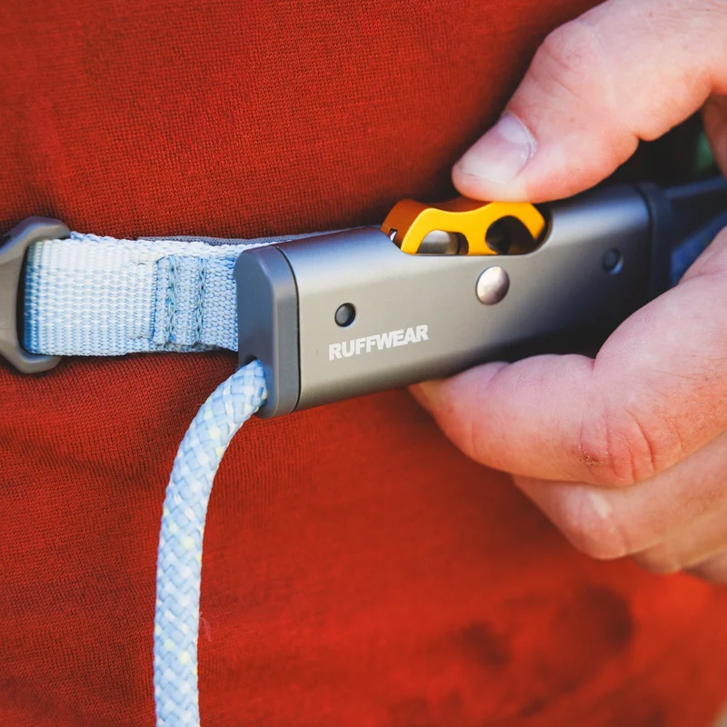 Ruffwear Hitch Hiker Leash – Premium Hüftleine mit verstellbarer Seilleine für freihändiges Wandern mit aktiven Hunden