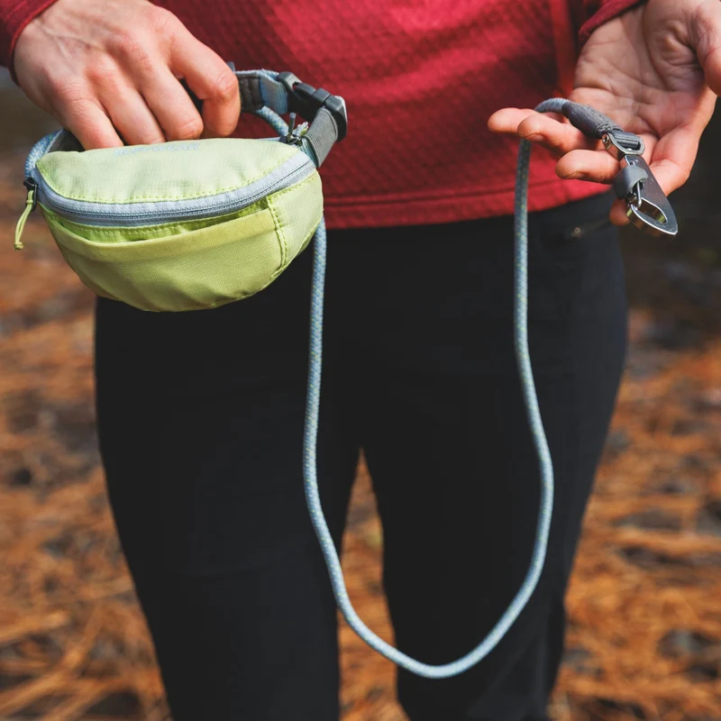 Ruffwear Hitch Hiker Leash – Premium Hüftleine mit verstellbarer Seilleine für freihändiges Wandern mit aktiven Hunden