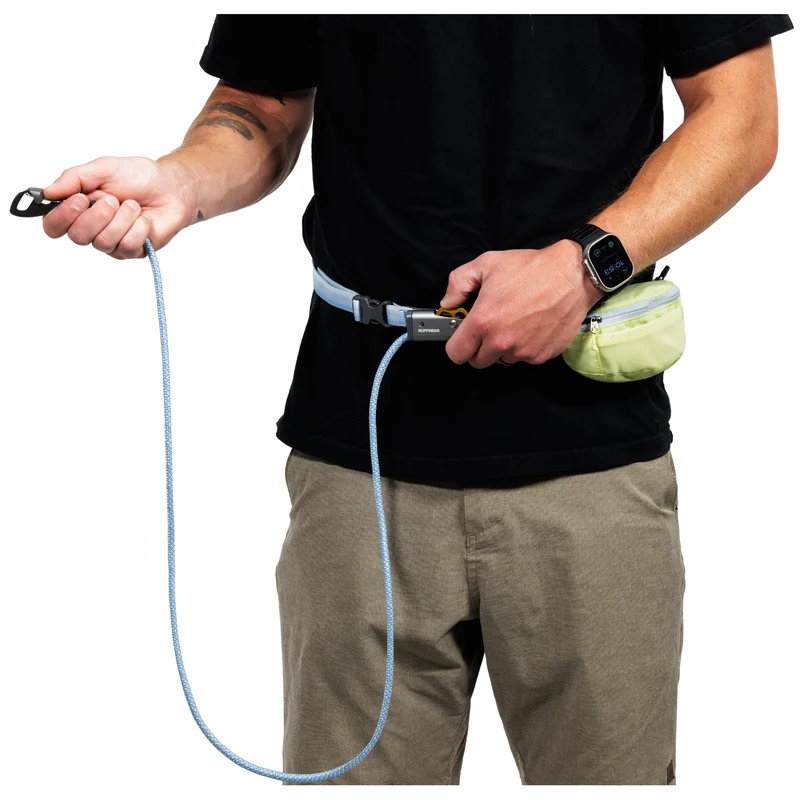 Ruffwear Hitch Hiker Leash – Premium Hüftleine mit verstellbarer Seilleine für freihändiges Wandern mit aktiven Hunden