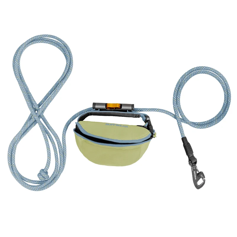 Ruffwear Hitch Hiker Leash – Premium Hüftleine mit verstellbarer Seilleine für freihändiges Wandern mit aktiven Hunden