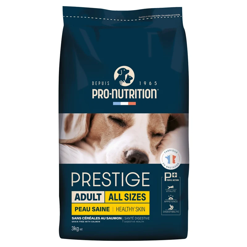 Flatazor Pro-Nutrition Prestige Adult All Sizes Healthy Skin – Premium Hundefutter für gesunde Haut, glänzendes Fell und starke Abwehrkräfte bei Allergien und Hautproblemen