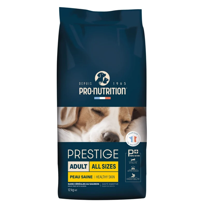 Flatazor Pro-Nutrition Prestige Adult All Sizes Healthy Skin – Premium Hundefutter für gesunde Haut, glänzendes Fell und starke Abwehrkräfte bei Allergien und Hautproblemen