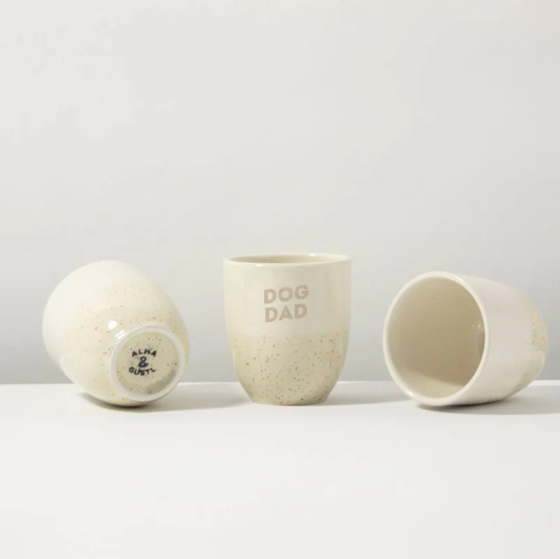 ALMA & GUSTL | Becher DOG DAD Sand
