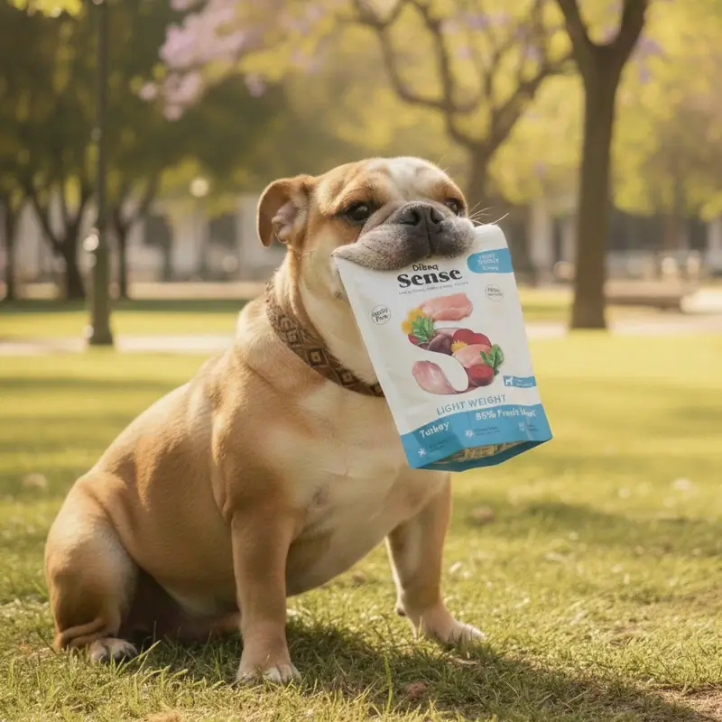 Dibaq Sense Snack Perros Peso Light Pavo, 8 x 100 gr