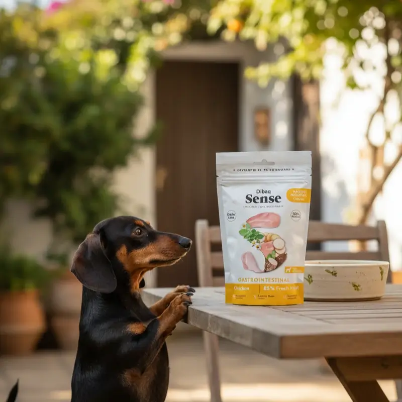 Dibaq Sense Snack Perros Gastrointestinal Pollo, 8 x 100 gr