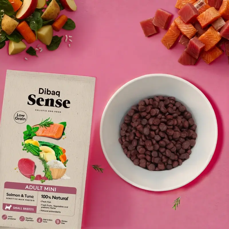 Dibaq Sense Pienso Perros Low Grain Pescado Adulto Mini, 2 kg