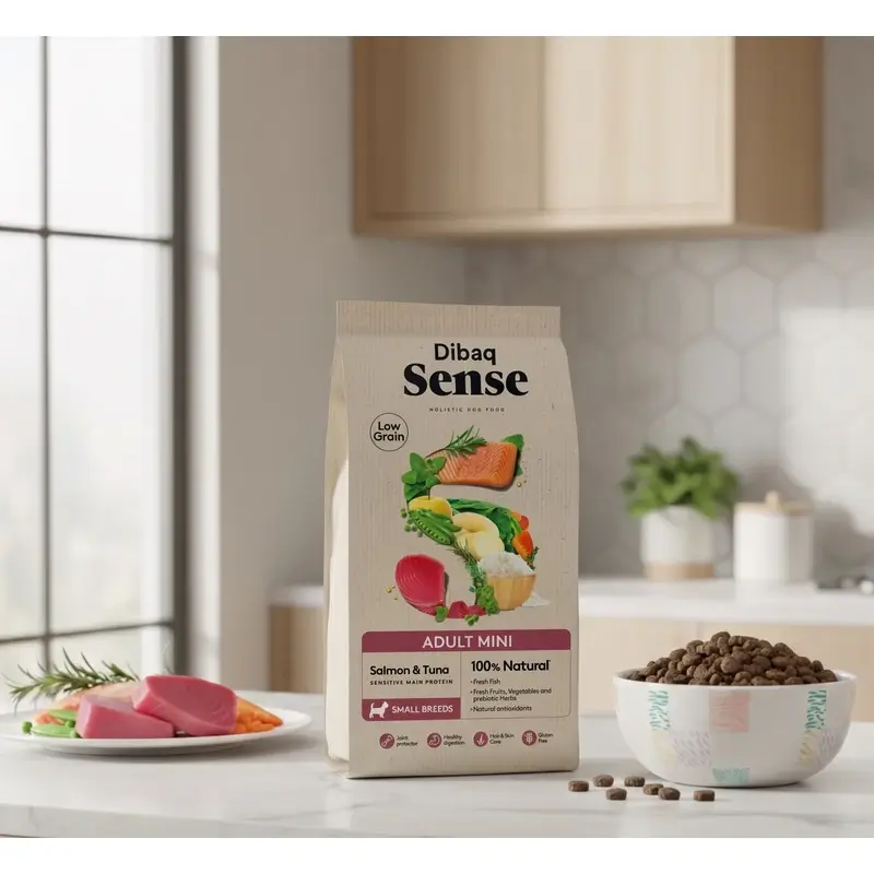 Dibaq Sense Pienso Perros Low Grain Pescado Adulto Mini, 2 kg